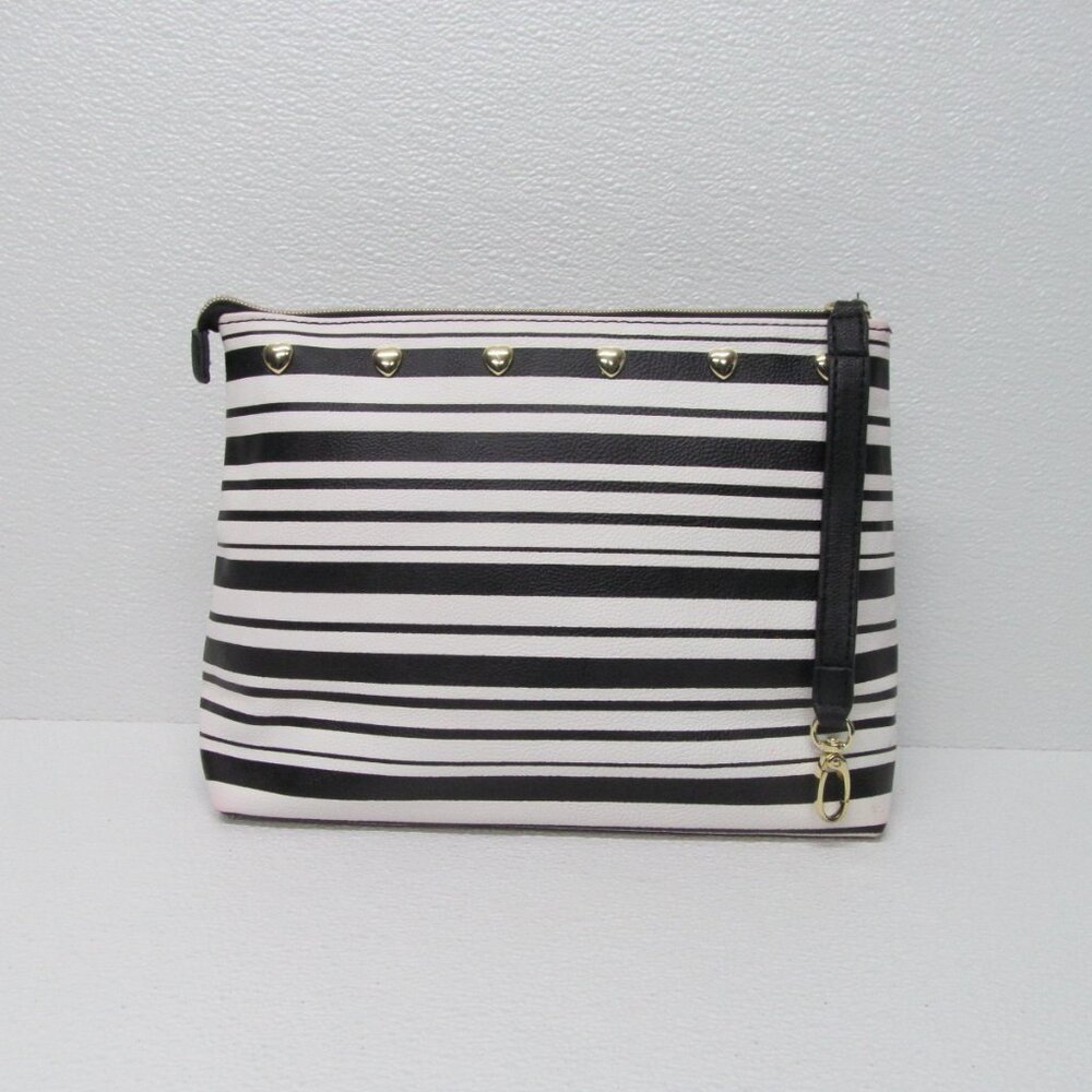 Betsey Johnson Wristlet Wallet Striped